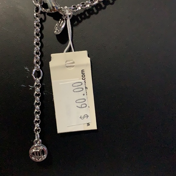 NWT MYKA BRIGHT RHODIUM SILVER NECKLACE CH2008 - Picture 6 of 12